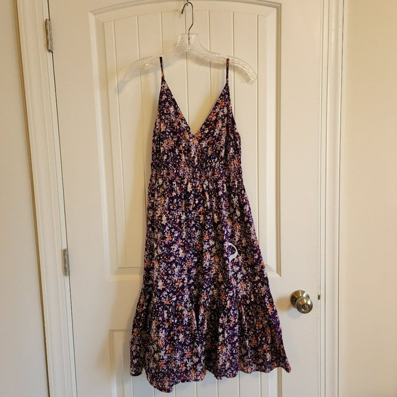 Rhetorical Factory Floral Purple Dress Size Medium - Picture 6 of 10